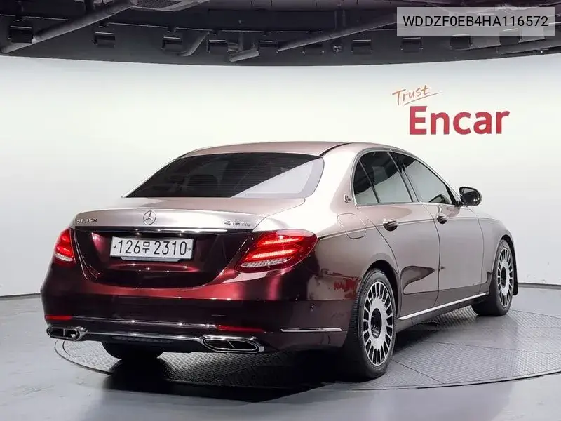 E-Class W213 E220D Avant-Garde VIN: WDDZF0EB4HA116572 Lot: 40101535