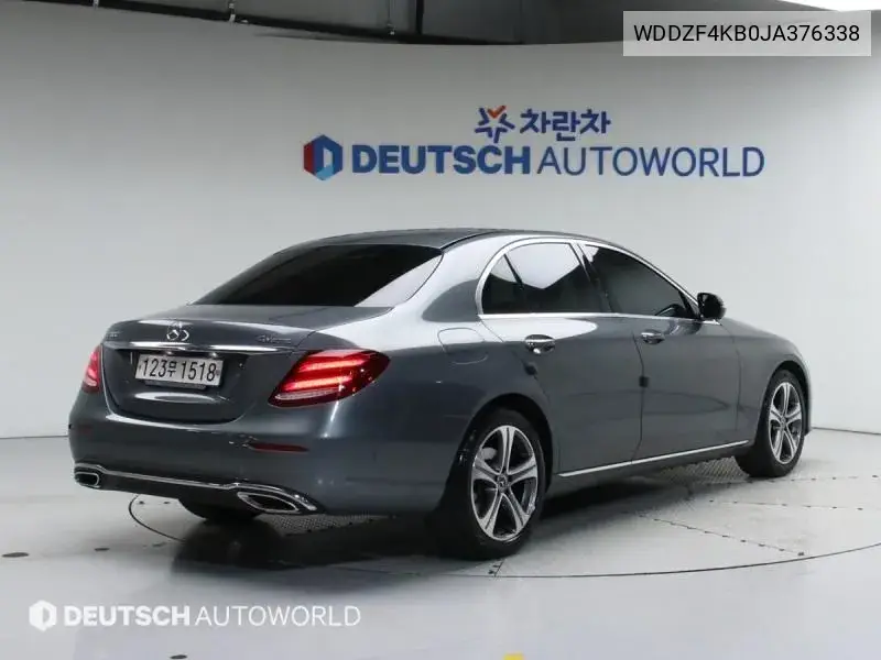 E-Class W213 E300 4Matic Avant VIN: WDDZF4KB0JA376338 Lot: 39638741