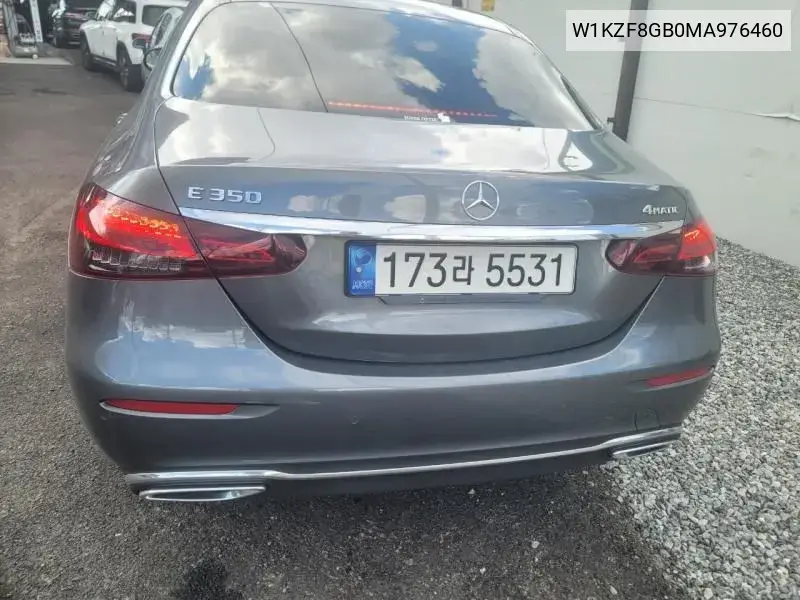 E-Class W213 E350 4Matic Avant VIN: W1KZF8GB0MA976460 Lot: 39992385