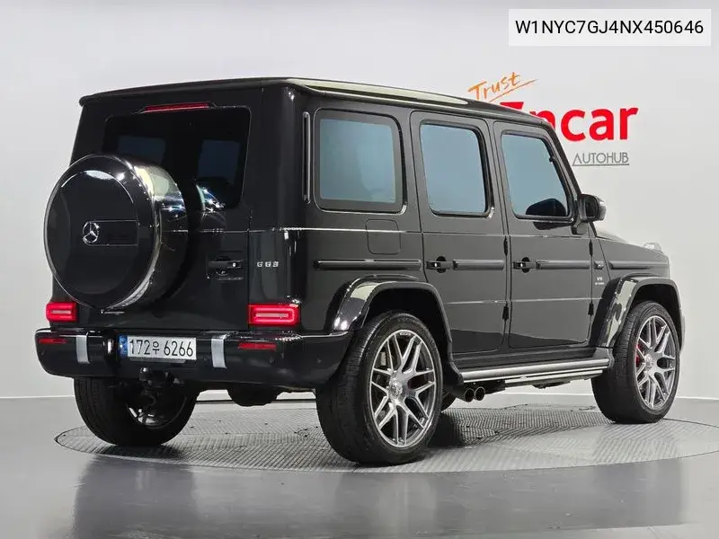 G-Class W463B Amg G63 Manual Fucker VIN: W1NYC7GJ4NX450646 Lot: 39879064