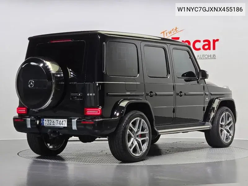 G-Class W463B Amg G63 VIN: W1NYC7GJXNX455186 Lot: 39943241