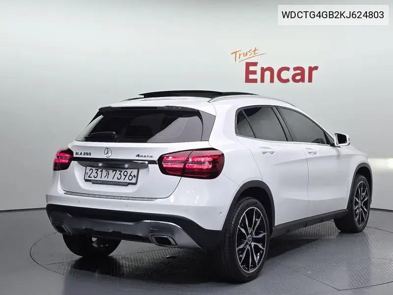 Gla-Class X156 Gla250 4Matic VIN: WDCTG4GB2KJ624803 Lot: 39720384
