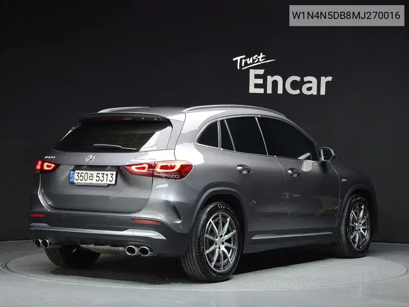 Gla-Class H247 Gla45 Amg 4Matic+ VIN: W1N4N5DB8MJ270016 Lot: 39931369