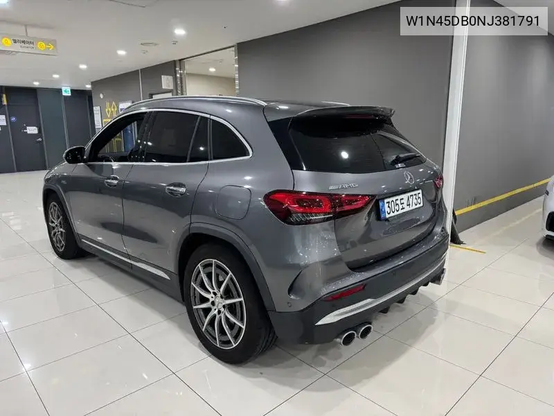 Gla-Class H247 Gla45 Amg 4Matic+ VIN: W1N45DB0NJ381791 Lot: 39573466