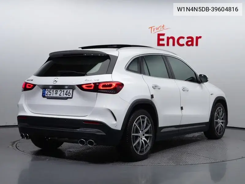 Gla-Class H247 Gla45 Amg 4Matic+ VIN: W1N4N5DB-39604816 Lot: 39604816