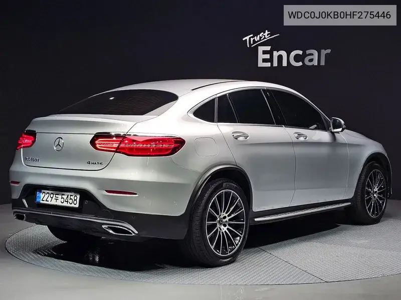 Glc-Class X253 Glc250 D 4Matic Coupe VIN: WDC0J0KB0HF275446 Lot: 39973118