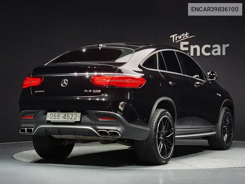 Gle-Class W166 Amg Gle63 S 4Matic Coupe VIN: ENCAR39836100 Lot: 39836100