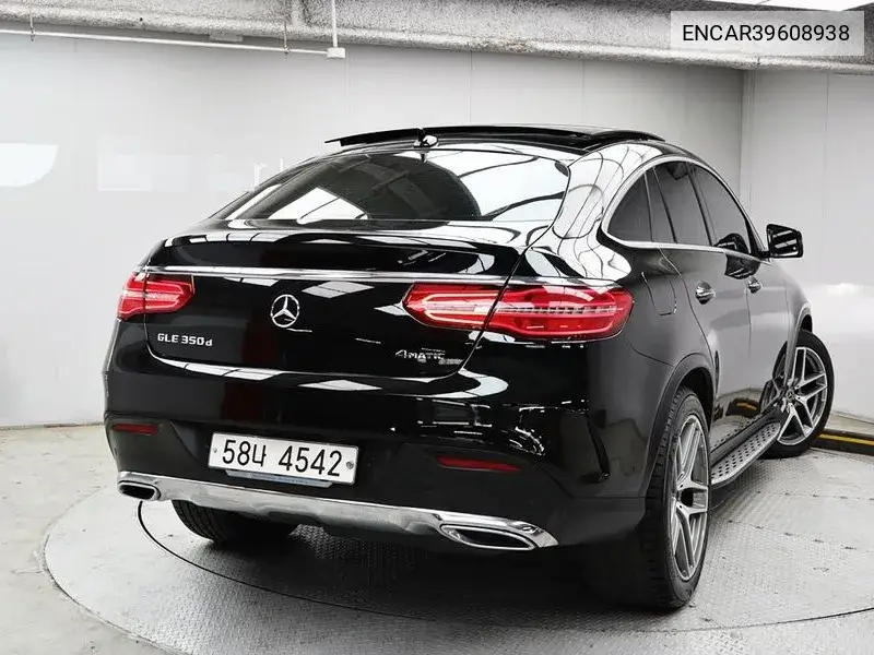 Gle-Class W166 Gle350 D 4Matic Coupe VIN: ENCAR39608938 Lot: 39608938