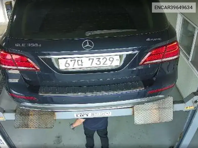 Gle-Class W166 Gle350 D 4Matic VIN: ENCAR39649634 Lot: 39649634