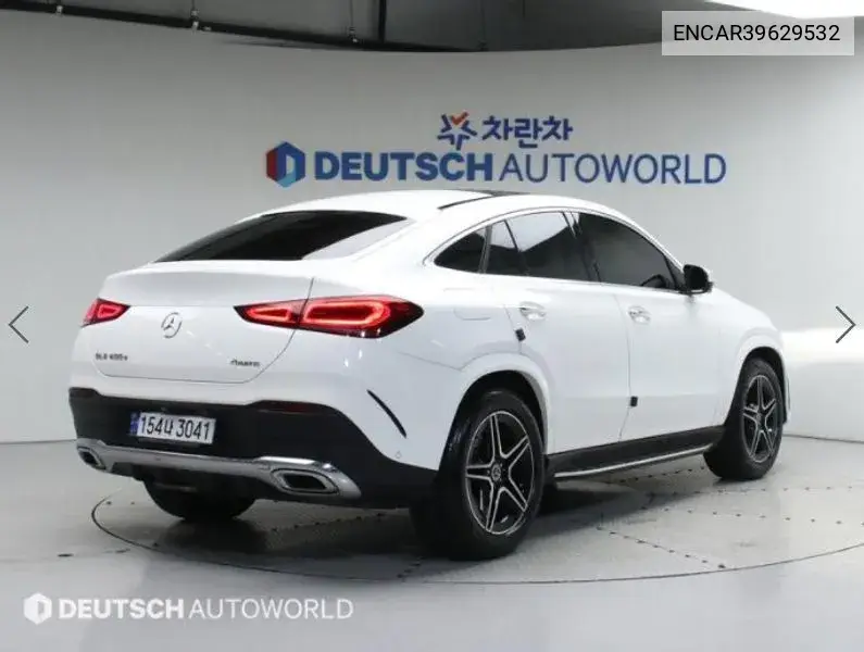 Gle-Class W167 Gle400D 4Matic Coupe VIN: ENCAR39629532 Lot: 39629532