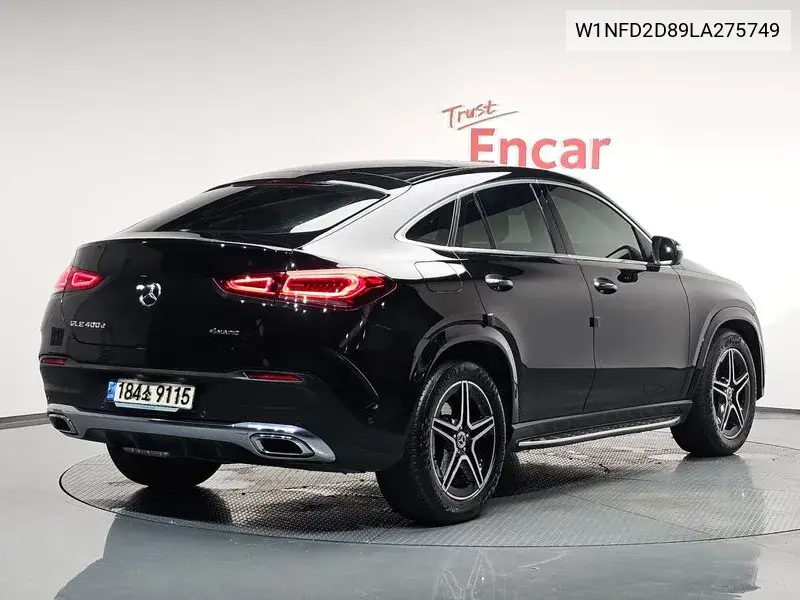 Gle-Class W167 Gle400D 4Matic Coupe VIN: W1NFD2D89LA275749 Lot: 40113434