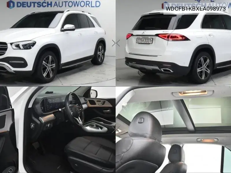 Gle-Class W167 Gle300D 4Matic VIN: WDCFB1KBXLA098973 Lot: 40125251