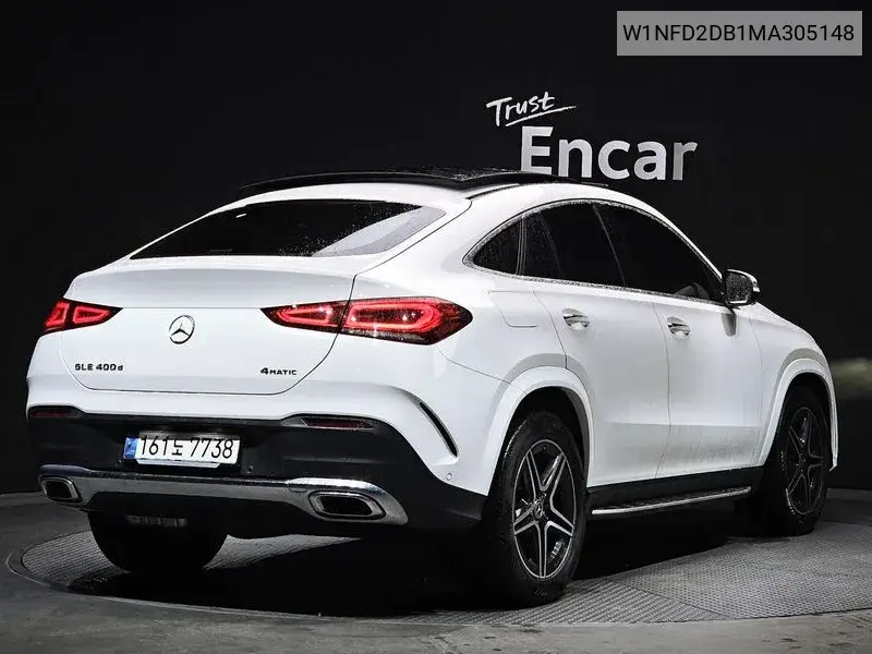 Gle-Class W167 Gle400D 4Matic Coupe VIN: W1NFD2DB1MA305148 Lot: 40097981