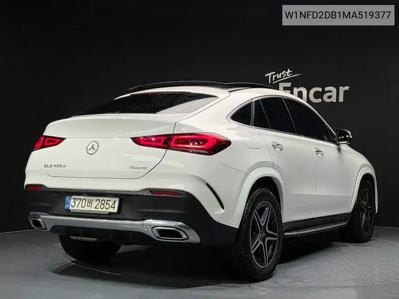 Gle-Class W167 Gle400D 4Matic Coupe VIN: W1NFD2DB1MA519377 Lot: 40105204