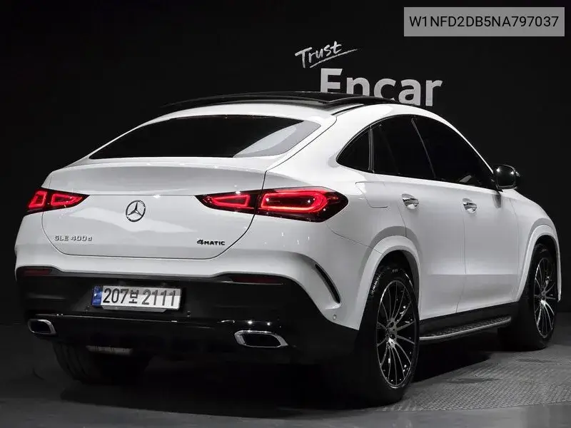 Gle-Class W167 Gle400D 4Matic Coupe VIN: W1NFD2DB5NA797037 Lot: 39944848