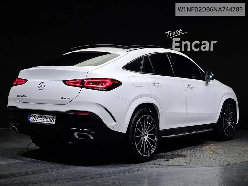 Gle-Class W167 Gle400D 4Matic Coupe VIN: W1NFD2DB6NA744783 Lot: 40121227