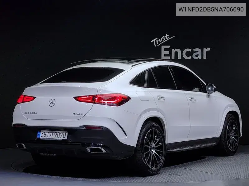 Gle-Class W167 Gle400D 4Matic Coupe VIN: W1NFD2DB5NA706090 Lot: 40142572