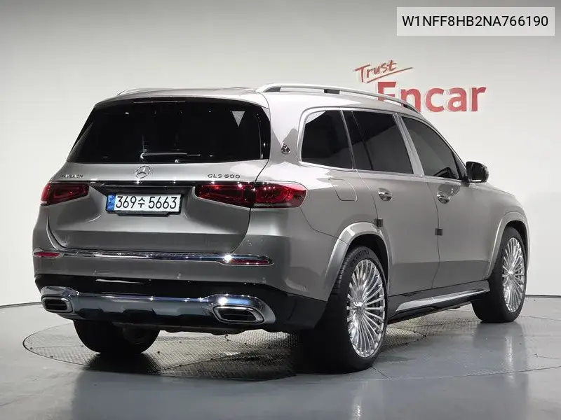 Gls-Class X167 Maybach Gls600 4Matic VIN: W1NFF8HB2NA766190 Lot: 39954211
