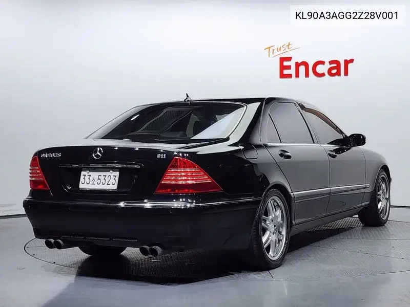 S-Class B11 W220 VIN: KL90A3AGG2Z28V001 Lot: 39053027