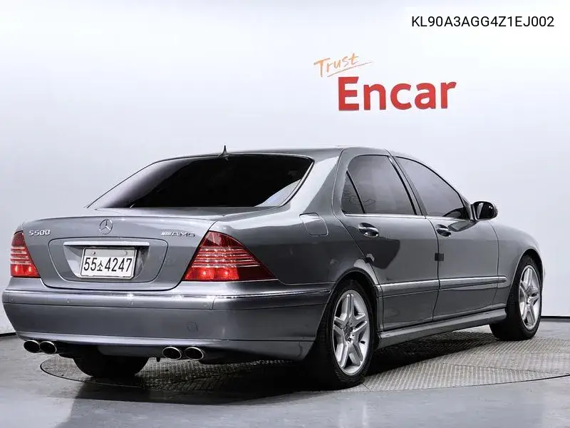 S-Class S500L W220 VIN: KL90A3AGG4Z1EJ002 Lot: 39016075