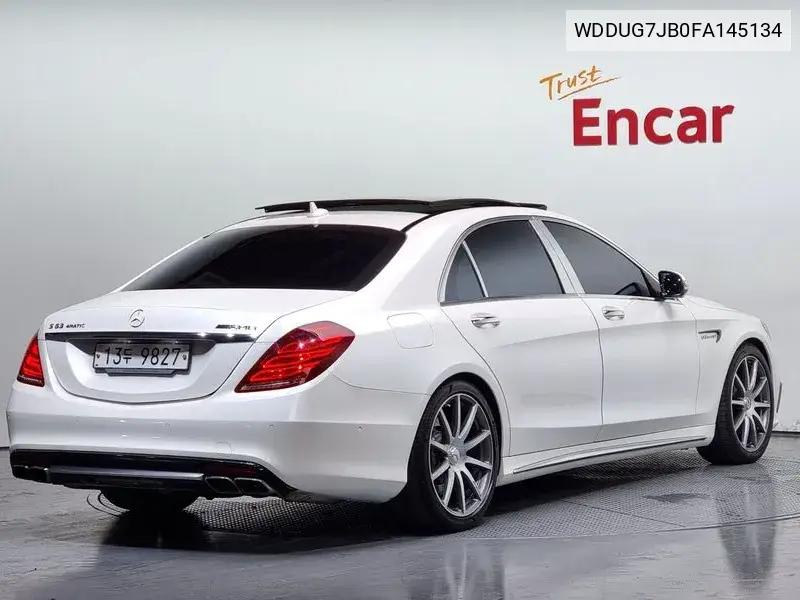 S-Class W222 S63 Amg 4Matic VIN: WDDUG7JB0FA145134 Lot: 39989709