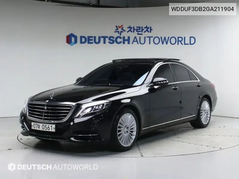 S-Class W222 S350 D 4Matic VIN: WDDUF3DB2GA211904 Lot: 39992226