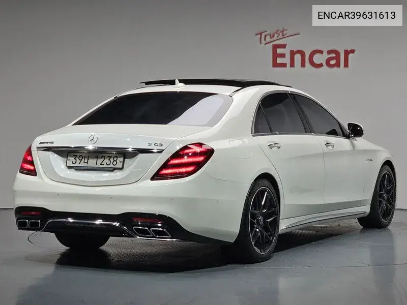 S-Class W222 S63 Amg 4Matic+ Performance Edition VIN: ENCAR39631613 Lot: 39631613