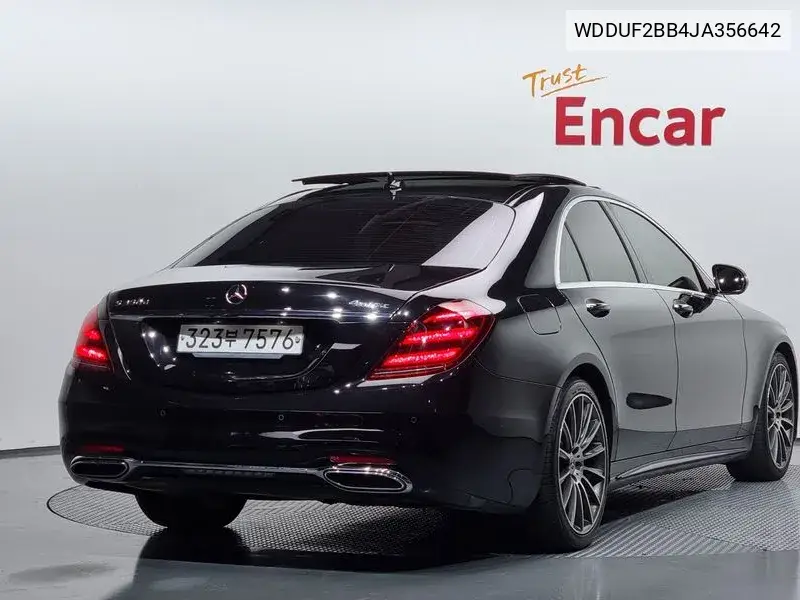 S-Class W222 S350 D 4Matic VIN: WDDUF2BB4JA356642 Lot: 39950823