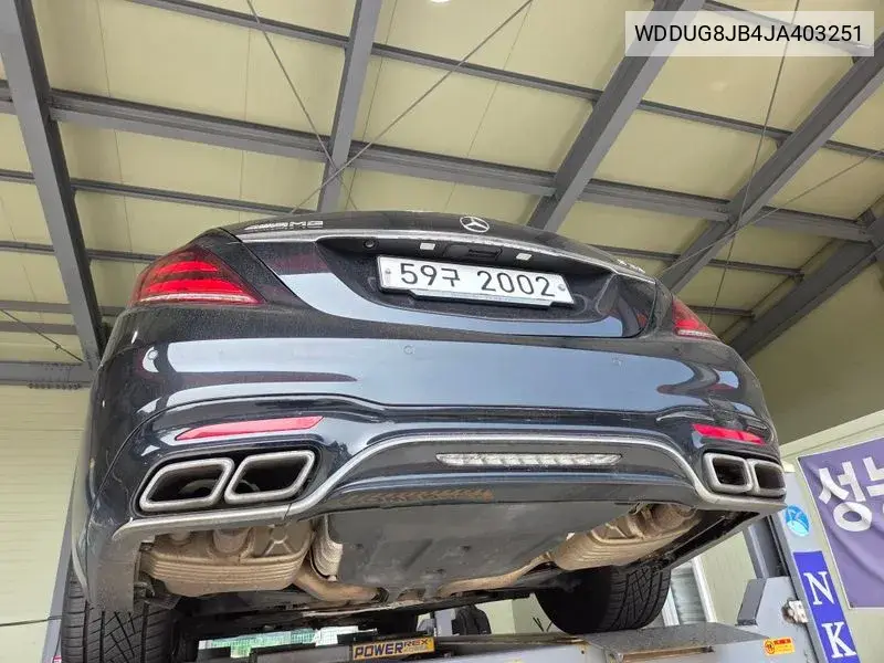 S-Class W222 S63 Amg 4Matic+ VIN: WDDUG8JB4JA403251 Lot: 39969118