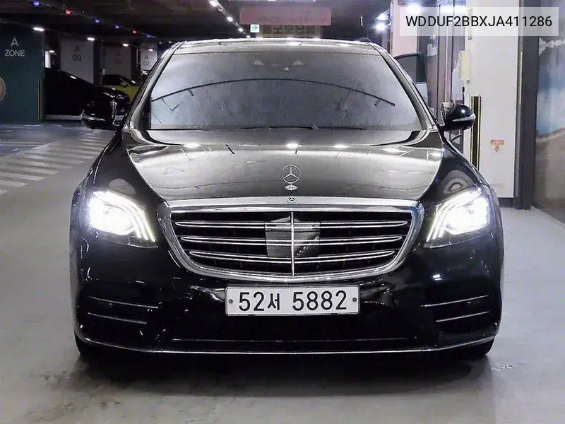 S-Class W222 S350L D 4Matic VIN: WDDUF2BBXJA411286 Lot: 39969903