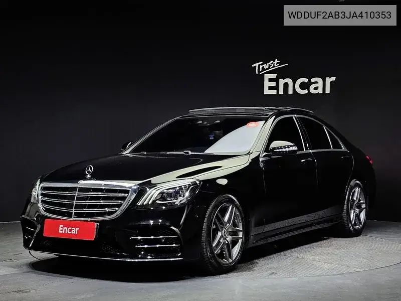 S-Class W222 S350 D VIN: WDDUF2AB3JA410353 Lot: 39988937
