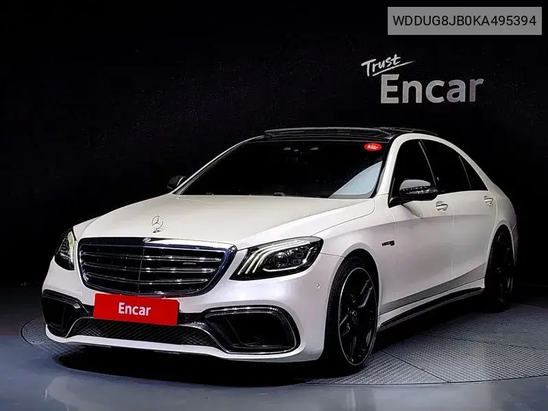 S-Class W222 S63 Amg 4Matic+ Performance Edition VIN: WDDUG8JB0KA495394 Lot: 39961899