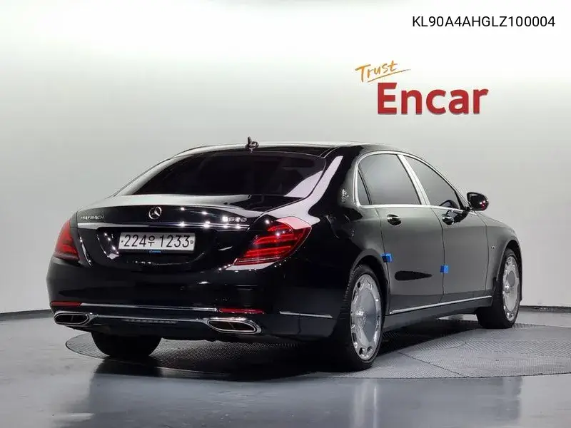 S-Class W222 Maybach S650 VIN: KL90A4AHGLZ100004 Lot: 39975030