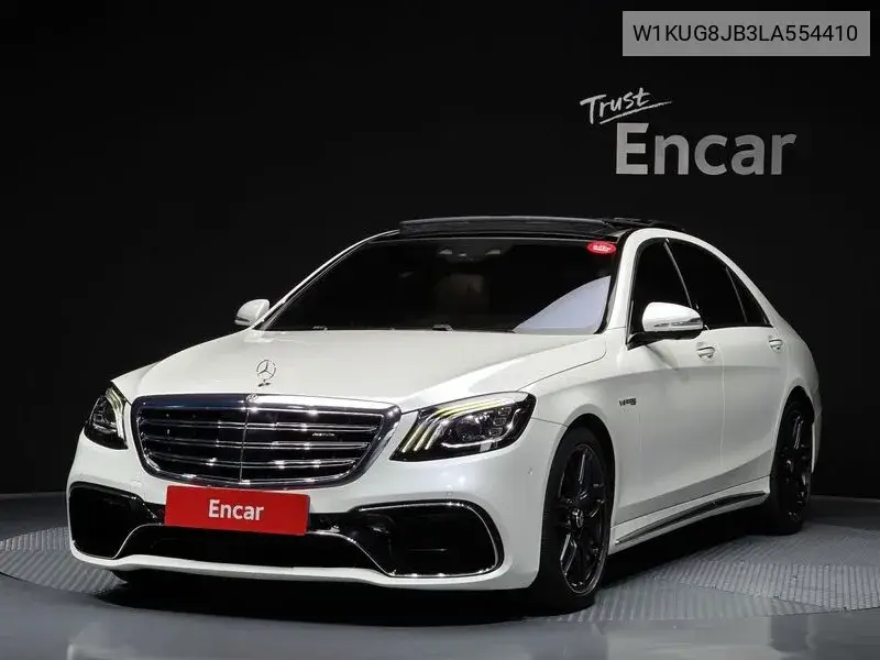 S-Class W222 S63 Amg 4Matic+ VIN: W1KUG8JB3LA554410 Lot: 39974484