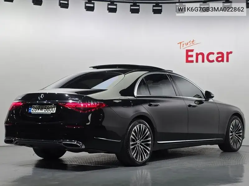 S-Class W223 S580L 4Matic VIN: W1K6G7GB3MA022862 Lot: 39555205