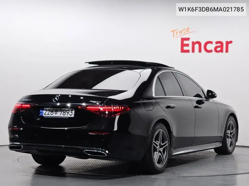 S-Class W223 S400 D 4Matic VIN: W1K6F3DB6MA021785 Lot: 39571551