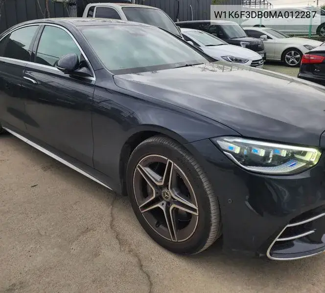 S-Class W223 S400 D 4Matic VIN: W1K6F3DB0MA012287 Lot: 39572936
