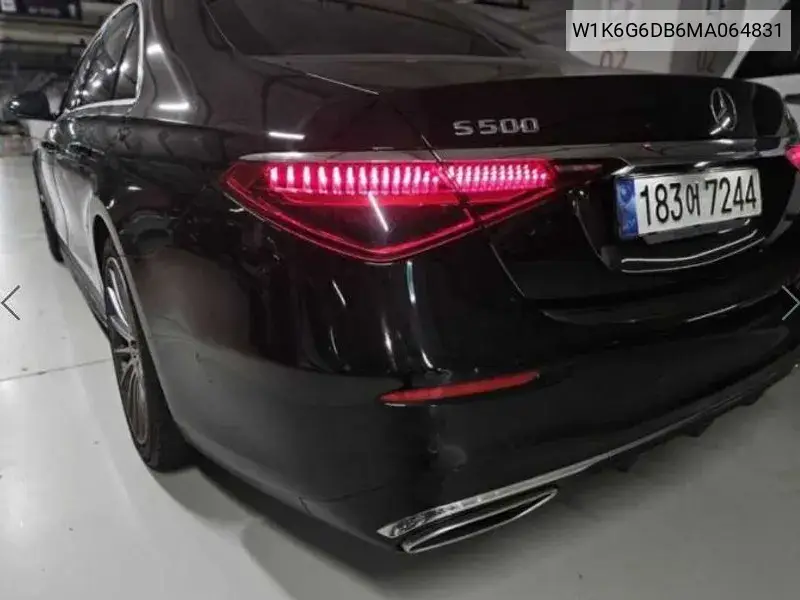 S-Class W223 S500L 4Matic VIN: W1K6G6DB6MA064831 Lot: 39943015