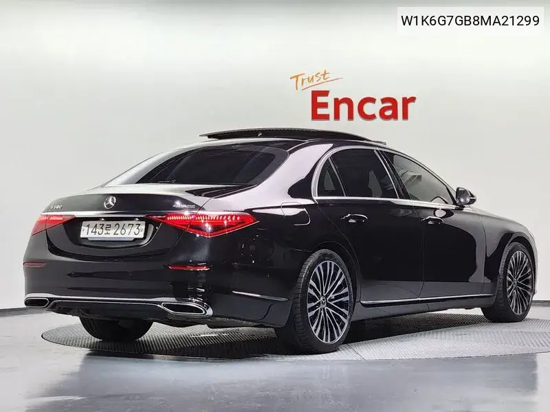 S-Class W223 S580L 4Matic VIN: W1K6G7GB8MA21299 Lot: 39948623