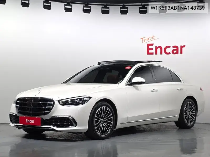 S-Class W223 S350 D VIN: W1K6F3AB1NA148739 Lot: 39552314
