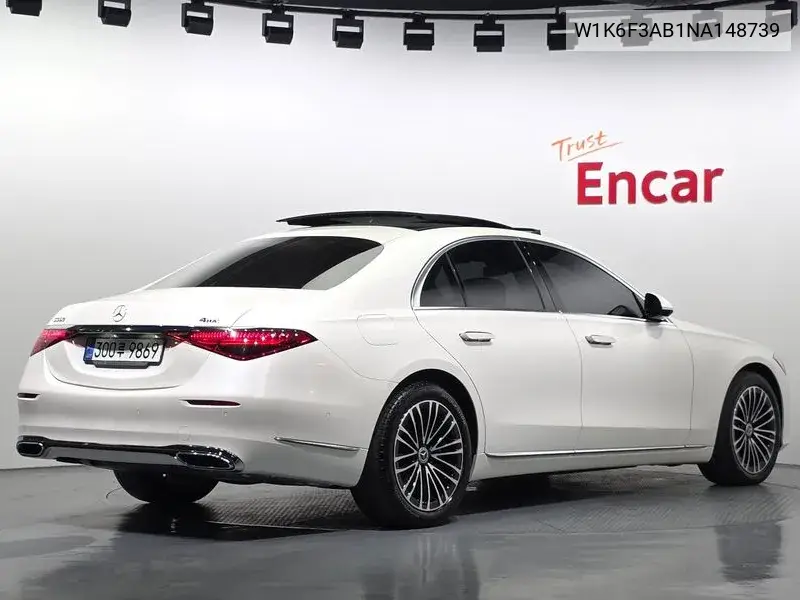 S-Class W223 S350 D VIN: W1K6F3AB1NA148739 Lot: 39552314