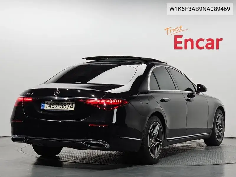 S-Class W223 S350 D VIN: W1K6F3AB9NA089469 Lot: 39930422