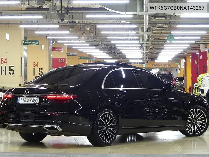 S-Class W223 S580L 4Matic VIN: W1K6G7GB0NA143267 Lot: 40128329