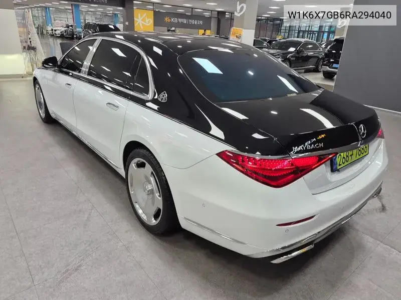 S-Class W223 Maybach S580 4Matic VIN: W1K6X7GB6RA294040 Lot: 39963233