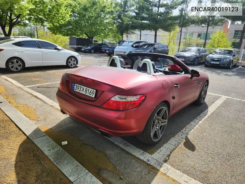 New Slk-Class 200 Blue Efficiency R172 VIN: ENCAR40019123 Lot: 40019123