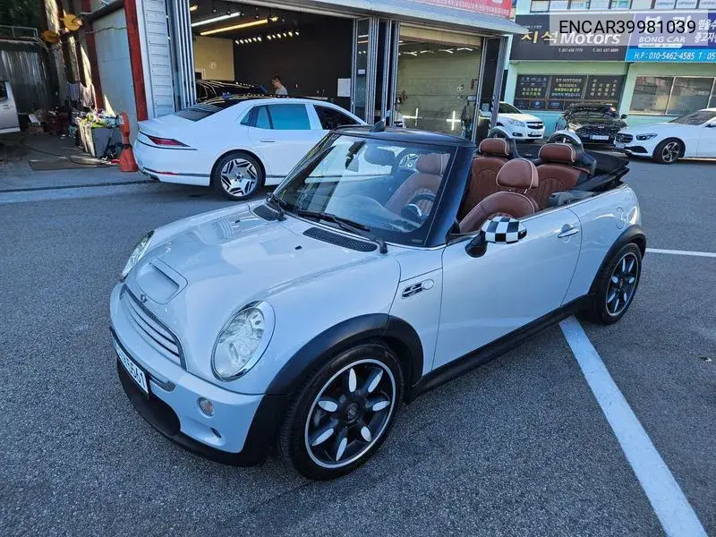Cooper S Convertible Basic 1St Generation VIN: ENCAR39981039 Lot: 39981039