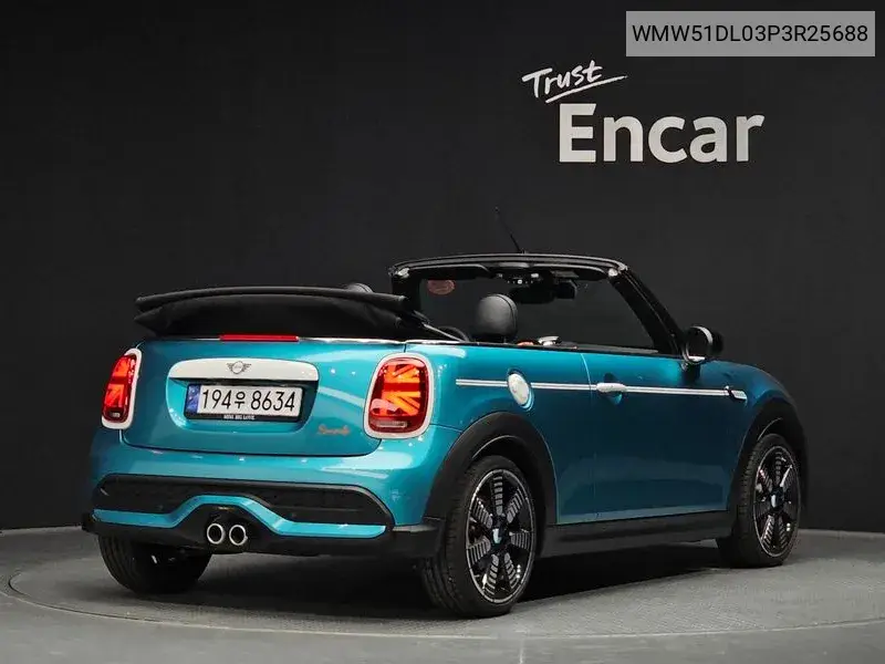 Cooper S Converter Blue Said Edition 3Rd Generation VIN: WMW51DL03P3R25688 Lot: 39580852