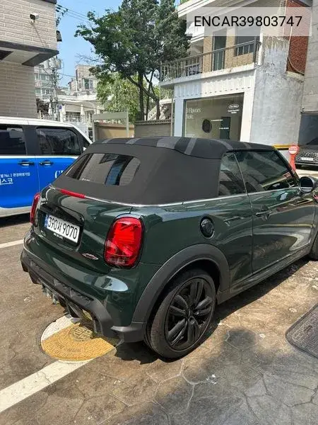Cooper S Convertible Jcw 3Rd Generation VIN: ENCAR39803747 Lot: 39803747