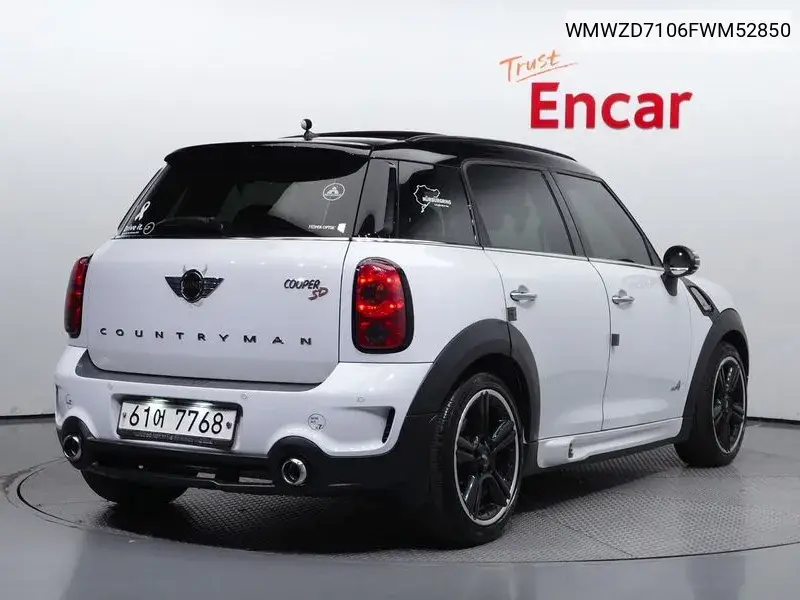 Cooper Sd Countryman All4 1St Generation VIN: WMWZD7106FWM52850 Lot: 39598631