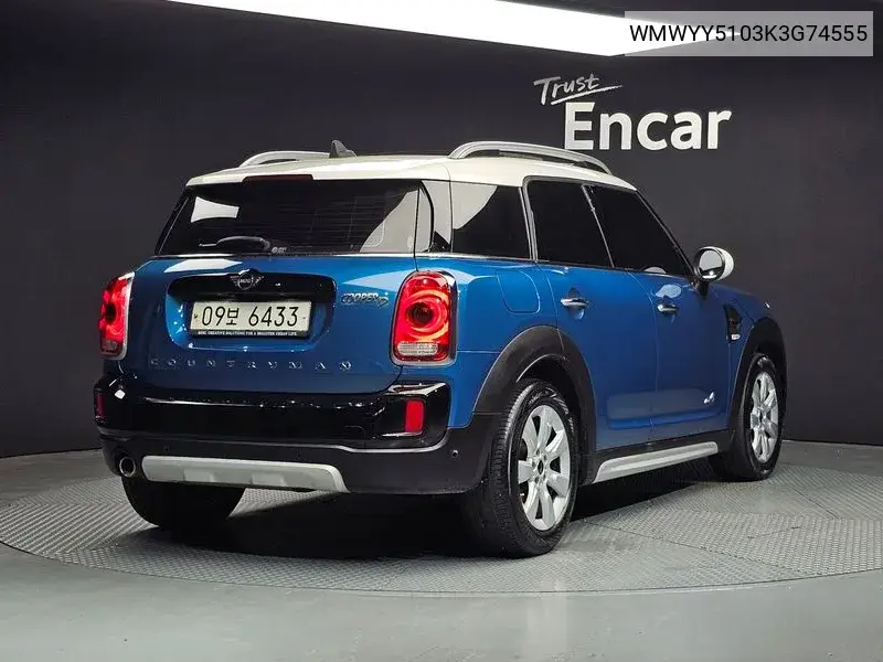 Cooper D Countryman All4 2Nd Generation VIN: WMWYY5103K3G74555 Lot: 39958355